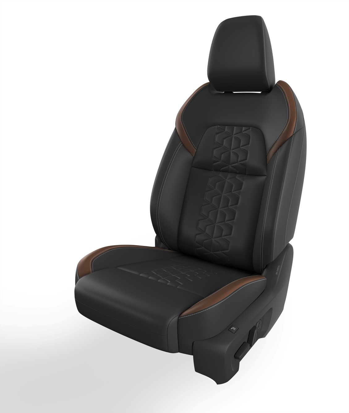 Black and Burnt umber linings - Syntech Leather Monoform Seats