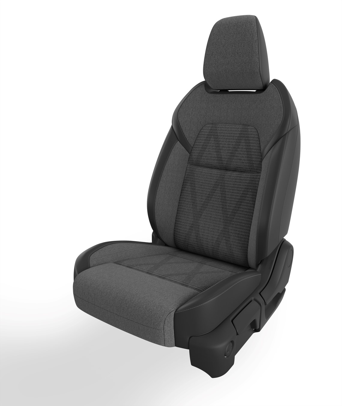 Black - Cloth & Syntech Leather Monoform Seats