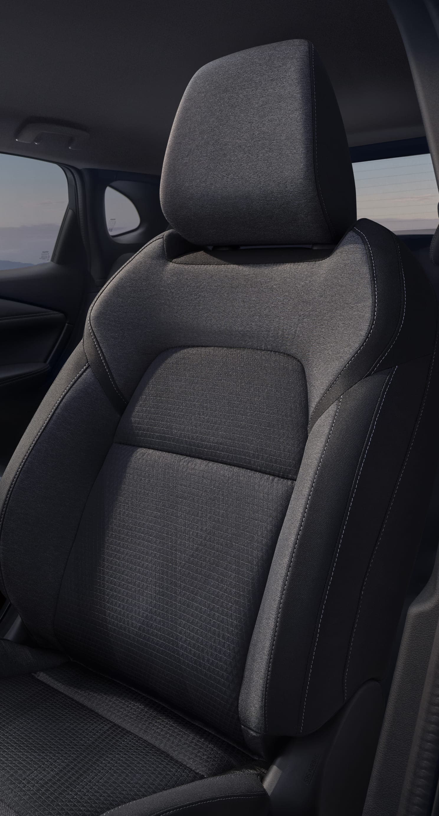 Charcoal - Cloth Monoform Seats