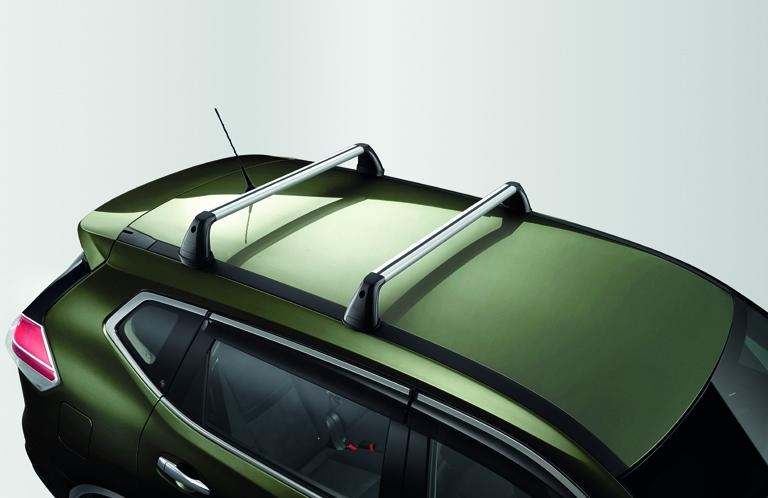Aliumininiai stogo bagažinės skersiniai – automobiliui be stogo skersinių