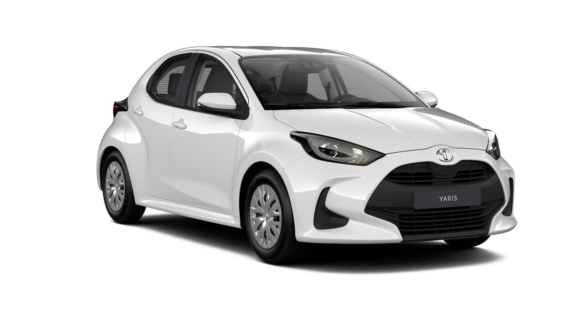 Toyota Yaris Hybrid 2020 белая