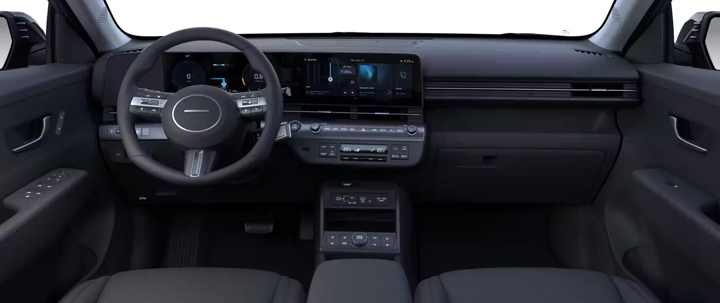 Hyundai KONA Hybrid MY24 Salono spalvu variantai