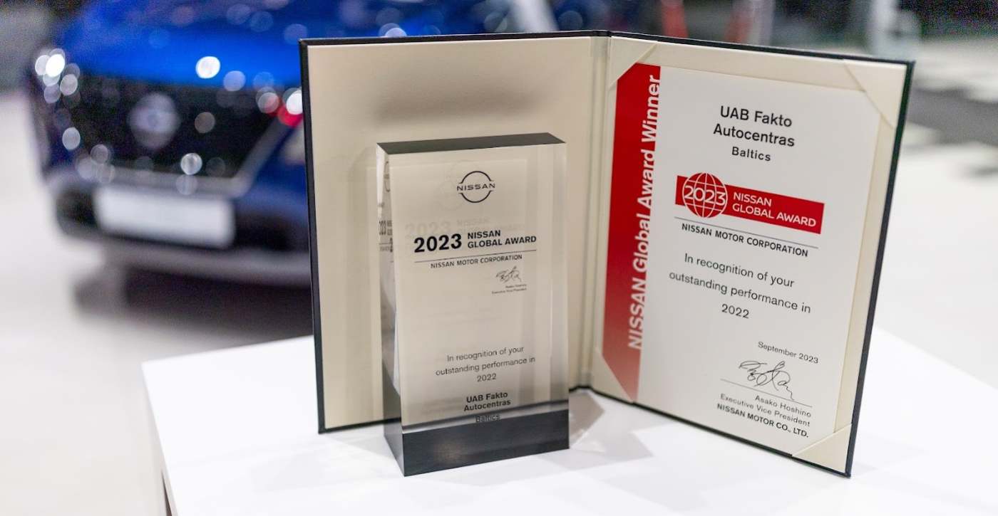 Geriausia atstovybe 2023 Fakto Auto nissan