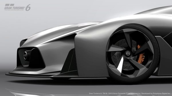 Susipažinkite su NISSAN CONCEPT 2020 Vision Gran Turismo – ratas