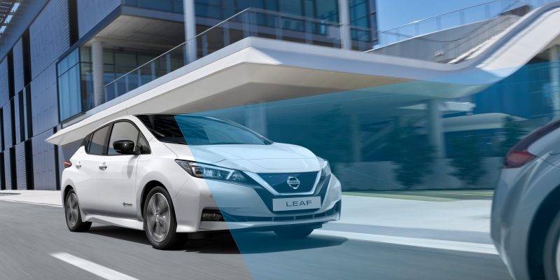 New Nissan LEAF with Intelligent Mobility technologies